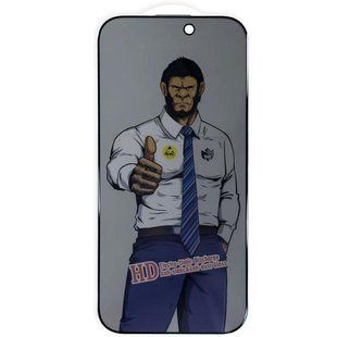 Захисне скло Privacy 5D Anti-Static (тех.пак) для Apple iPhone 17 / 16 Pro (6.3") 80503 фото