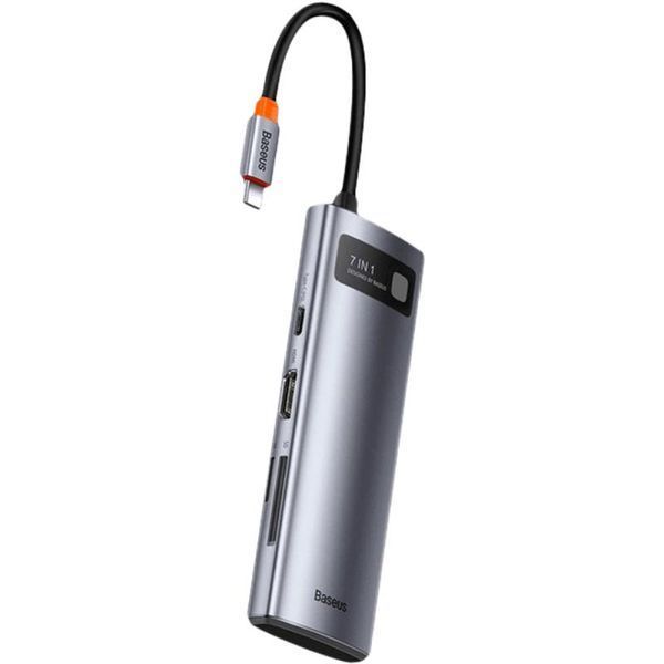 Перехідник HUB Baseus Metal Gleam Series Starjoy 7-in-1 Multifunctional (WKWG020113) 57577 фото