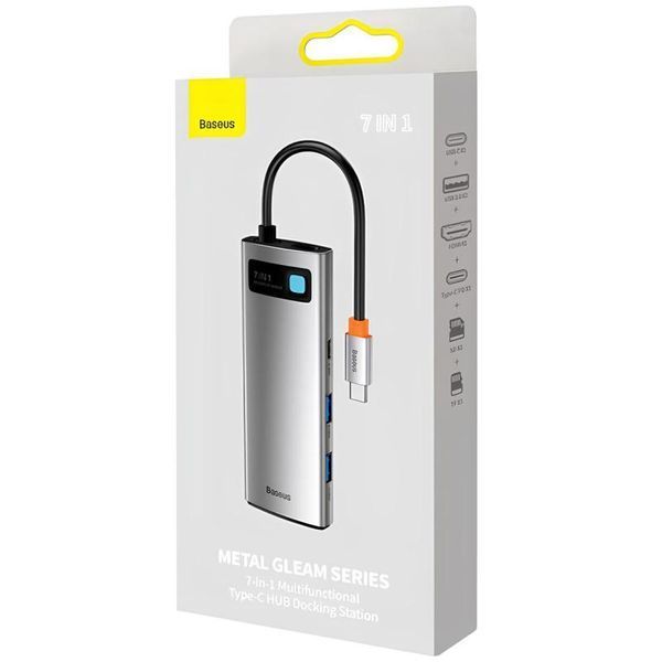 Перехідник HUB Baseus Metal Gleam Series Starjoy 7-in-1 Multifunctional (WKWG020113) 57577 фото