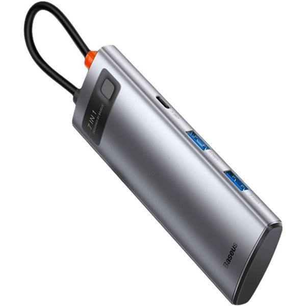 Перехідник HUB Baseus Metal Gleam Series Starjoy 7-in-1 Multifunctional (WKWG020113) 57577 фото