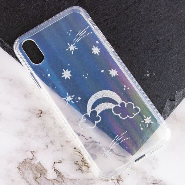 TPU+Glass чохол Aurora Space для Apple iPhone XS Max (6.5") 43212 фото