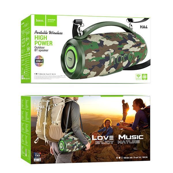 Bluetooth колонка Hoco HA4 Surge outdoor 69124 фото