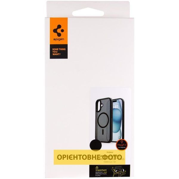 Чохол SGP Black Matte (MagFit) для Apple iPhone 17 (6.3") 81322 фото
