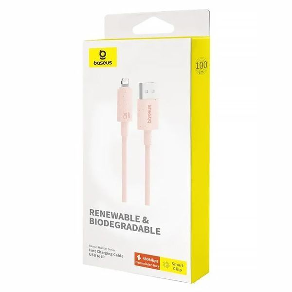 Дата кабель Baseus Habitat Series Fast Charging USB to Lightning 2.4A (2m) (P10360200) 80548 фото