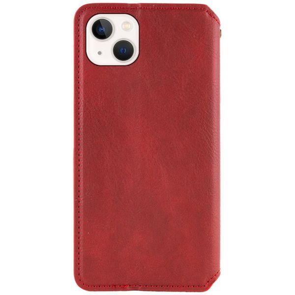 Шкіряний чохол-книжка GETMAN Cubic (PU) для Apple iPhone 13 (6.1") 80848 фото