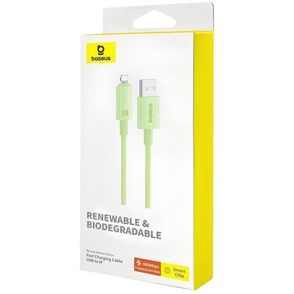 Дата кабель Baseus Habitat Series Fast Charging USB to Lightning 2.4A (1m) (P10360200421-0) 72077 фото