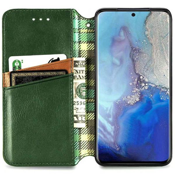 Шкіряний чохол-книжка GETMAN Cubic (PU) для Xiaomi Redmi 9C 38008 фото