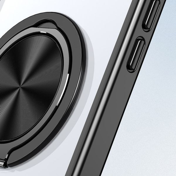 TPU+PC чохол Metal Ring with MagSafe для Apple iPhone 16 Pro (6.3") 73479 фото