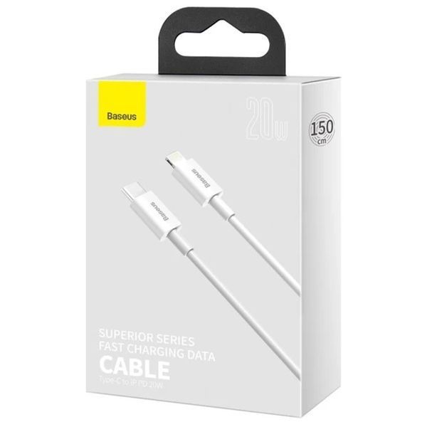 Дата кабель Baseus Superior Series Fast Charging Type-C to Lightning PD 20W (1.5m) (CATLYS-B) 57175 фото