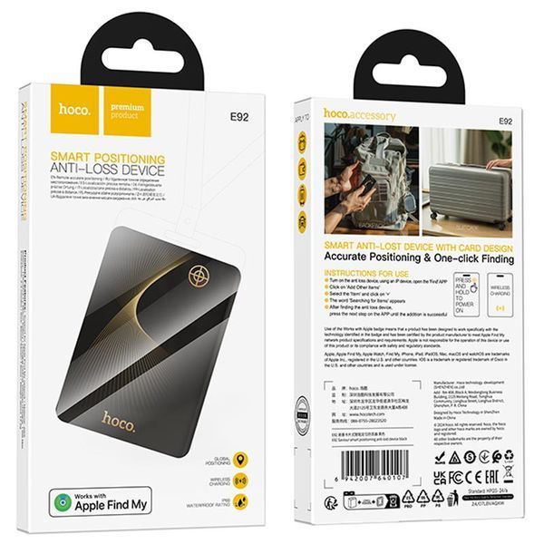 Трекер Hoco E92 Saviour smart positioning anti-lost device 77119 фото