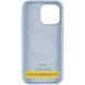 Чохол Silicone Case (AA) Logo with MagSafe для Apple iPhone 16 (6.1") 80644 фото 3