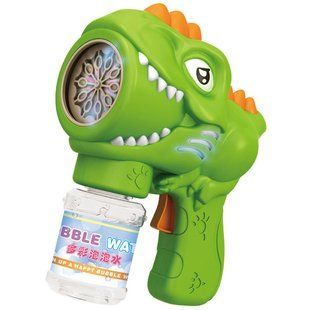 Пістолет з мильними бульбашками H007 Dinosaur + bottle 50ml 78645 фото