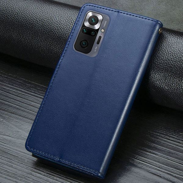 Шкіряний чохол-книжка GETMAN Gallant (PU) для Xiaomi Redmi Note 10 Pro / 10 Pro Max 43341 фото