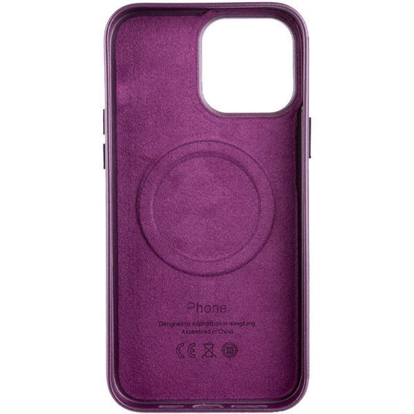 Шкіряний чохол Leather Case (AA Plus) with MagSafe для Apple iPhone 13 Pro (6.1") 57471 фото