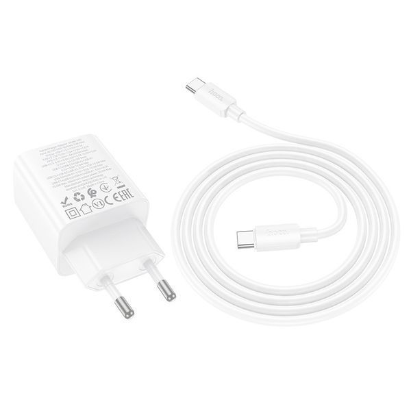 МЗП Hoco N55 Fundador PD20W four-port (2USB-A/2C) + кабель Type-C to Type-C 74141 фото