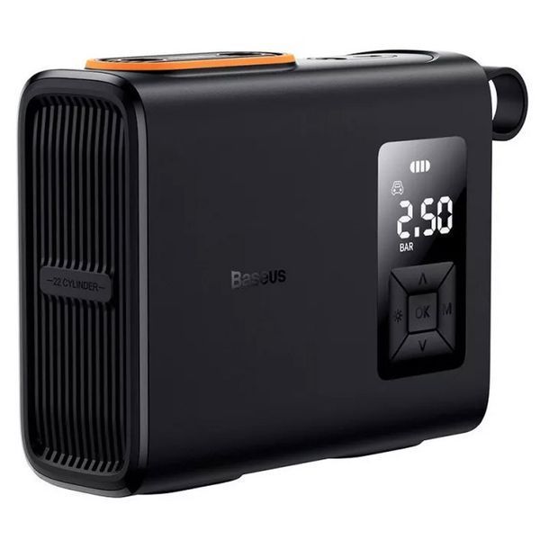 Автомобільний насос Baseus Mega EnergyPump Series Dual Cylinder 6000 mAh (CRNL060001) 79477 фото