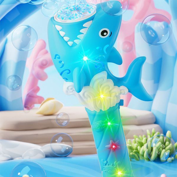 Уцінка Пістолет з мильними бульбашками H038 Shark + bottle 50ml 79756 фото