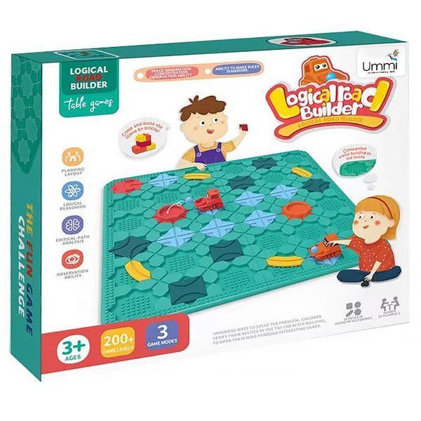 Настільна інтерактивна гра Ummi BS805 Logical Road Builder 79344 фото