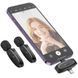 Петличний бездротовий мікрофон Hoco L15 Dual-mic clip-on wireless digital (Lightning/Type-C) 79056 фото 6
