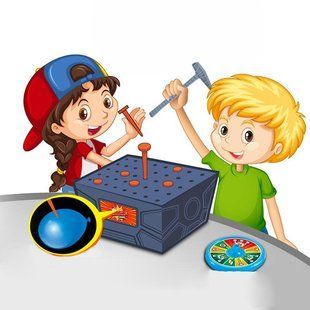 Настільна інтерактивна гра Ummi 707-88 Nail Hammering Game 79514 фото