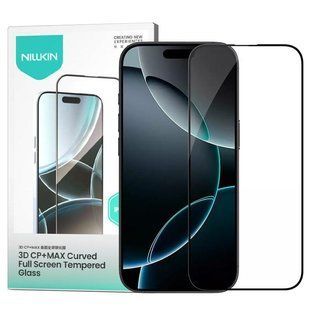 Захисне скло Nillkin (CP+ max 3D) (full glue) для Apple iPhone 16 / 15 (6.1") 81029 фото
