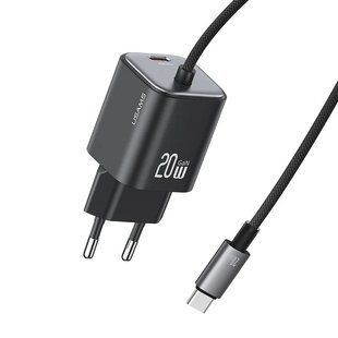 МЗП Usams US-CC261 GaN JC Ser. 20W (2USB-C) + кабель Type-C to Type-C 78331 фото