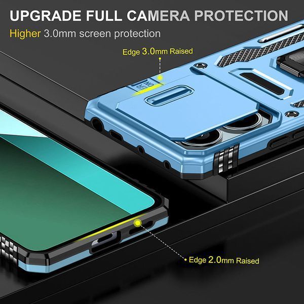 Ударостійкий чохол Camshield Army Ring для Xiaomi Redmi Note 13 Pro 4G / 14s / Poco M6 Pro 4G 72804 фото