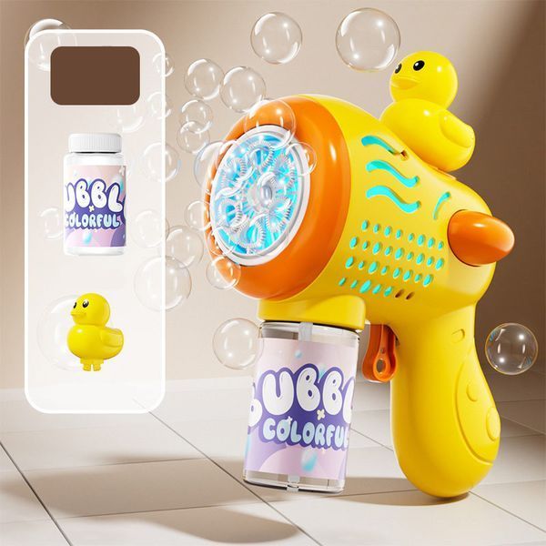Пістолет з мильними бульбашками H045 Duckling + bottle 50ml 78646 фото