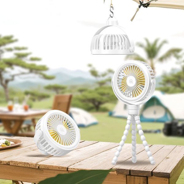 Портативний вентилятор Usams ZB289 Baby Stroller fan 2000mAh 78047 фото