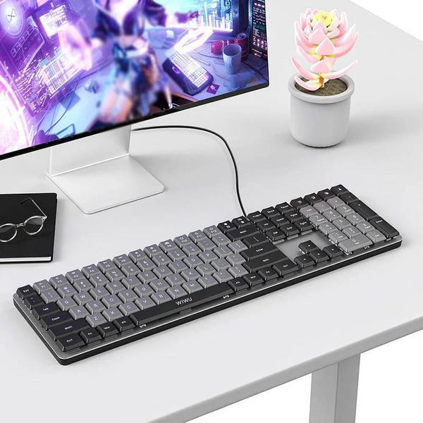 Уцінка Провідна клавіатура WIWU KB-01 Wired Keyboard for laptop 80230 фото