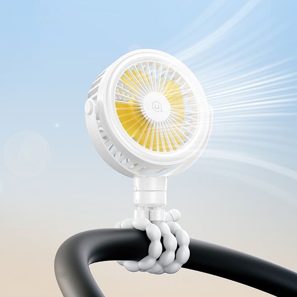 Портативний вентилятор Usams ZB289 Baby Stroller fan 2000mAh 78047 фото
