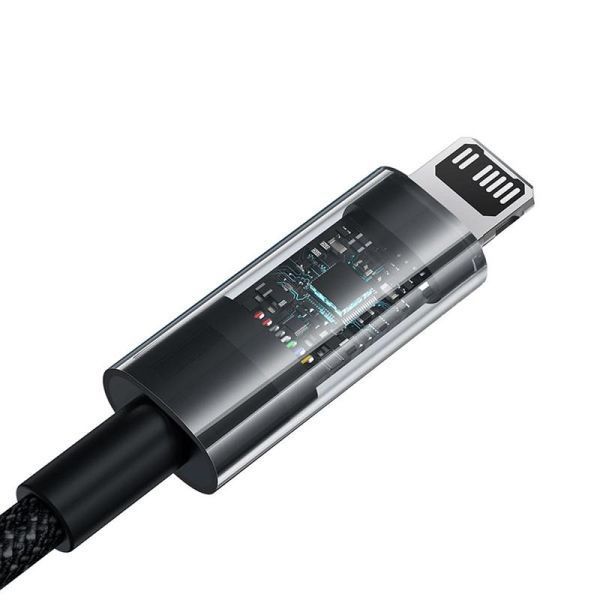 Дата кабель Baseus Gem Fast Charging Type-C to Lightning 20W (2m) (P10373001211-01) 80453 фото