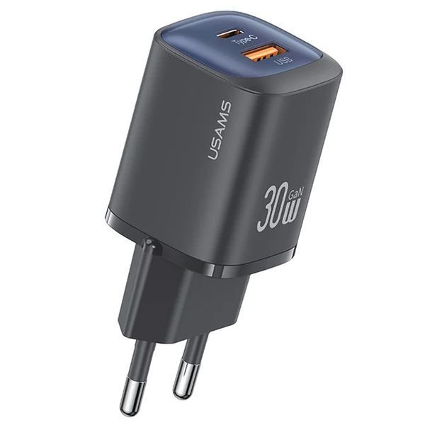 МЗП Usams US-CC261 GaN JC Ser. 20W (2USB-C) + кабель Type-C to Type-C 78331 фото