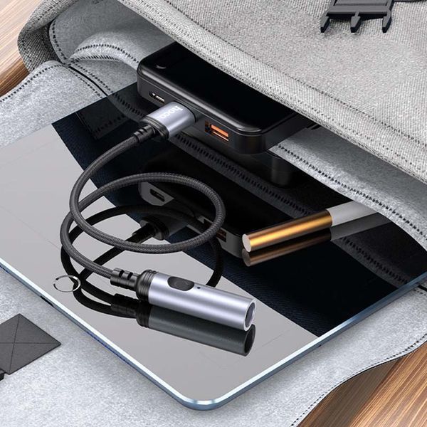 Портативний прикурювач запальничка Hoco UA30 USB 73150 фото
