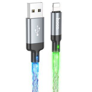 Дата кабель Hoco U112 Shine 2.4A USB to Lightning (1m) 71458 фото