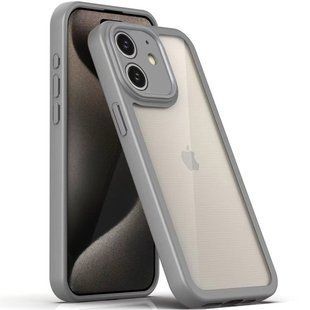 TPU чохол Transparent + Colour 1,5mm для Apple iPhone 12 (6.1") 70563 фото