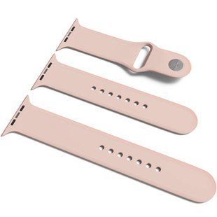 Силіконовий ремінець для Apple Watch Sport Band 38/40/41/42mm(ser.10) (S/M & M/L) 3pcs 32192 фото