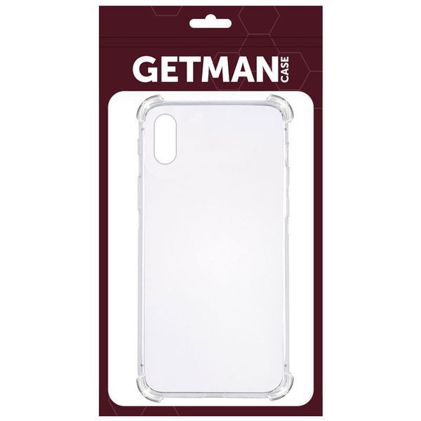 TPU чохол GETMAN Ease logo посилені кути для Apple iPhone XS Max (6.5") 36542 фото