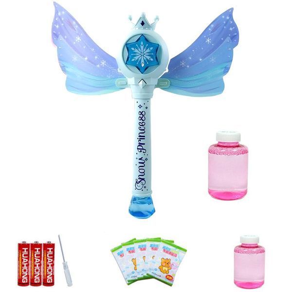 Пістолет з мильними бульбашками SHT 8603 Snow Princess + bottle 130ml 79924 фото