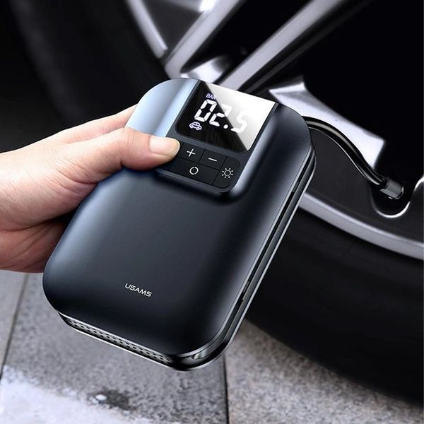 Портативний насос Usams US-ZB215 Mini Car Air Pump 70770 фото