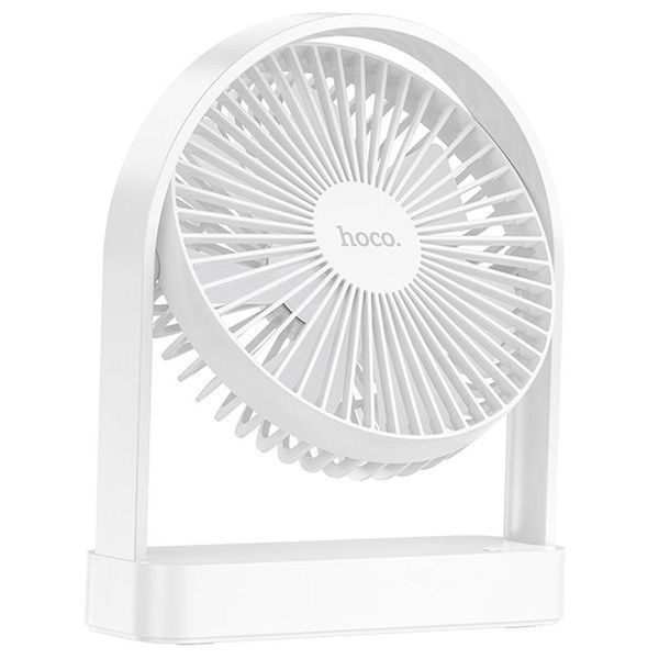 Уцінка Настільний вентилятор Hoco HX65 ultra-thin desktop fan 2000 mAh 80232 фото