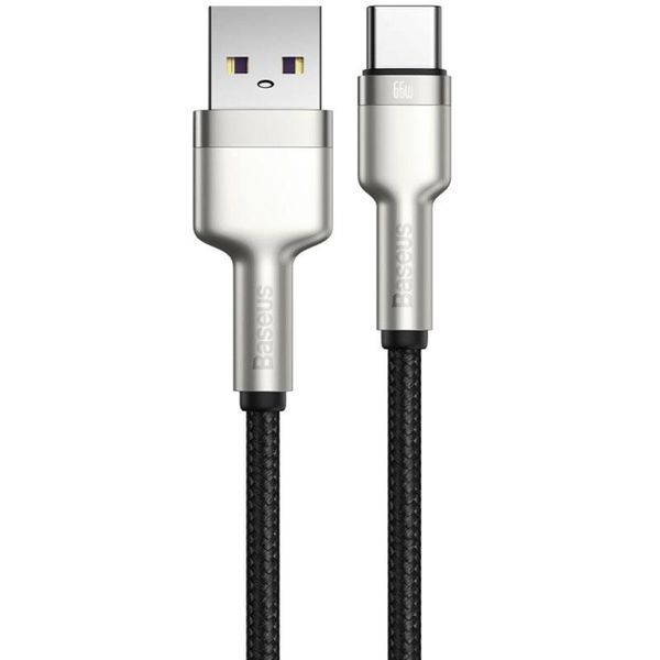 Дата кабель Baseus Cafule Metal Data USB to Type-C 66W (2m) (CAKF0002) 73853 фото