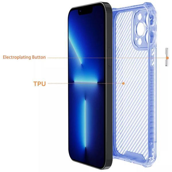 Чохол TPU Ease Carbon color series для Apple iPhone 13 Pro Max (6.7") 55693 фото