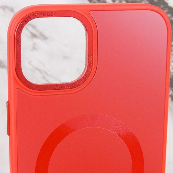 Чохол TPU+Glass Sapphire Midnight Open Camera with MagSafe для Apple iPhone 15 (6.1") 66256 фото