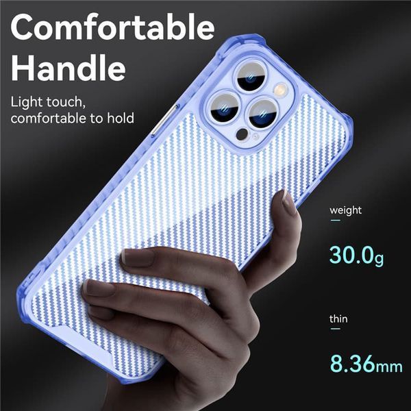 Чохол TPU Ease Carbon color series для Apple iPhone 13 Pro Max (6.7") 55693 фото