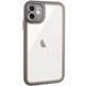 TPU чохол Transparent + Colour 1,5mm для Apple iPhone 12 (6.1") 70563 фото 2