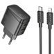 МЗП Hoco CS61A Bright PD30W+QC3.0 (1USB-A/1C) + кабель Type-C to Lightning 79065 фото 1