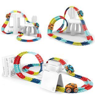Інтерактивний трек з інерційною машинкою SHT 388 Changeable Trak (184pcs/1CAR) 79973 фото