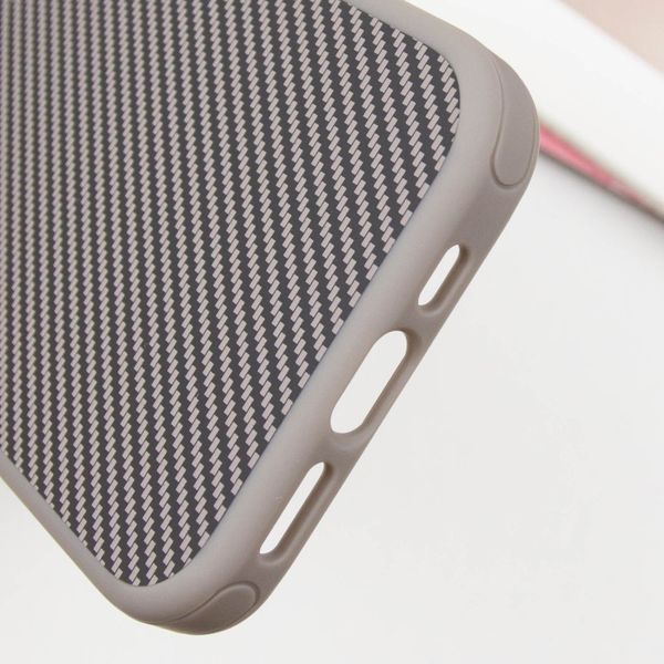 Чохол TPU+PC Carbon with MagSafe для Apple iPhone 16 (6.1") 73628 фото