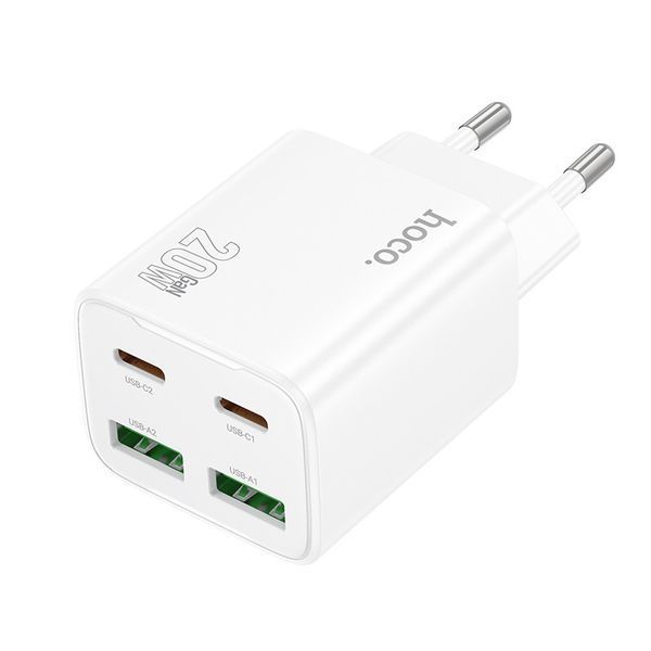 МЗП Hoco N55 Fundador PD20W four-port (2USB-A/2C) 73924 фото
